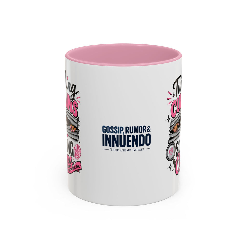 15oz Twitching Curtains Crime-Solving Mug — Funny True Crime Coffee Cup (11oz & 15oz)