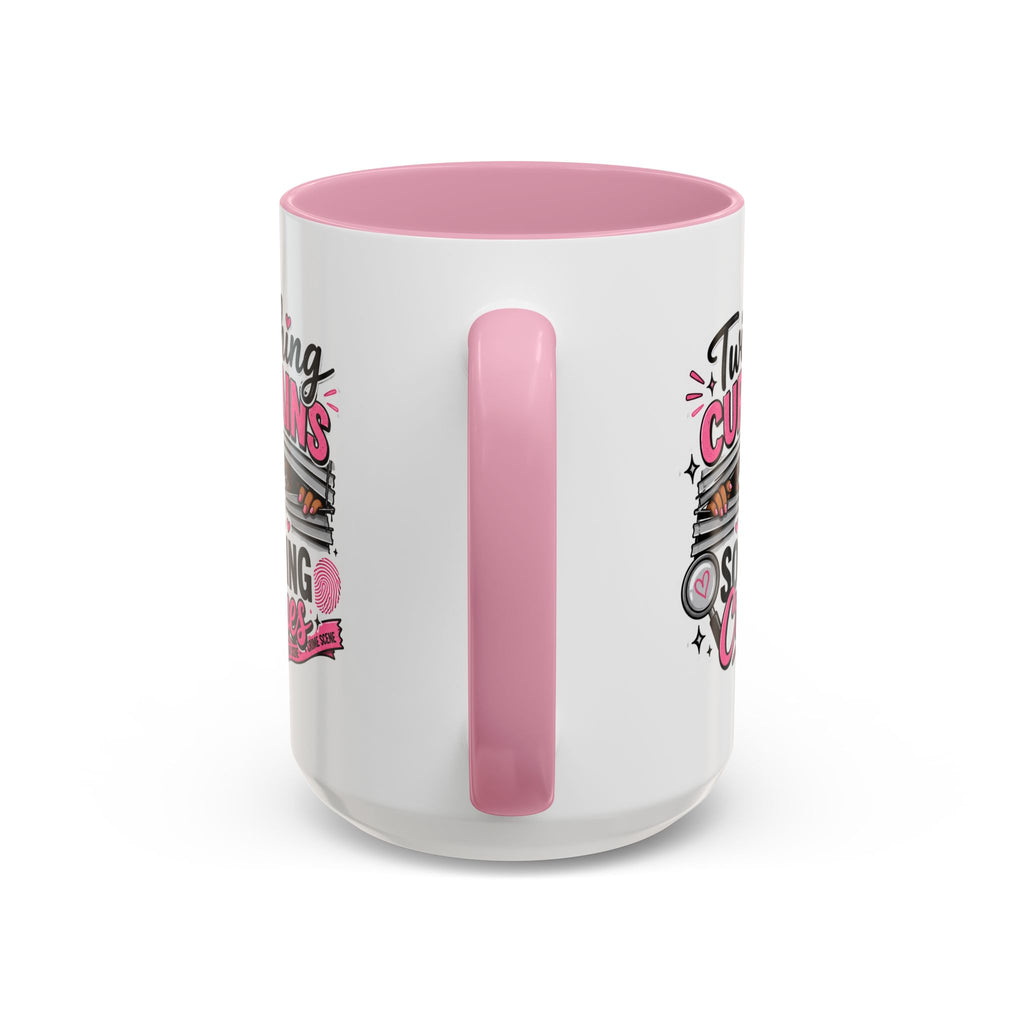 15oz Twitching Curtains Crime-Solving Mug — Funny True Crime Coffee Cup (11oz & 15oz)