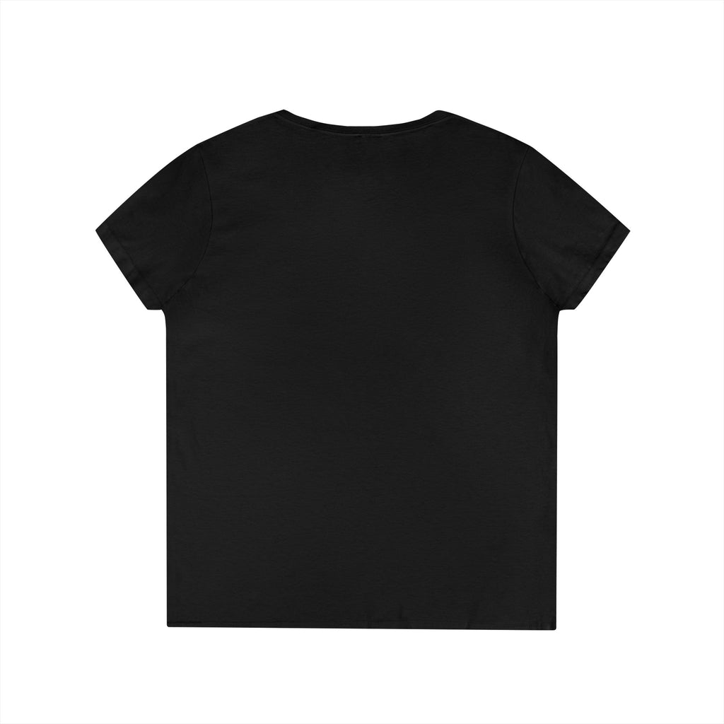 Dark Colors Ladies V-Neck T-Shirt — Subtle 'Innuendo' Graphic Tee