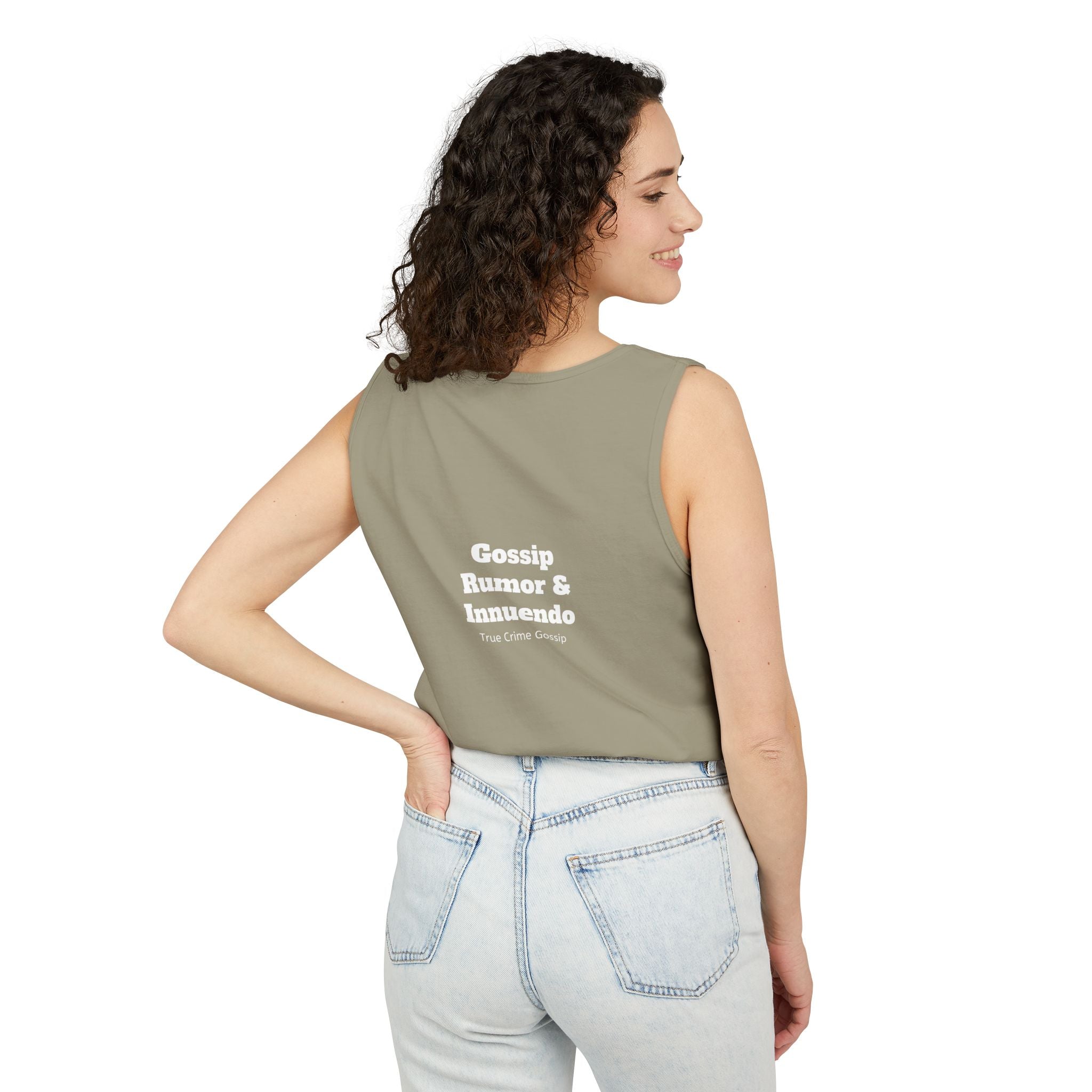 'Heffa, What!?' Tank Top — Gossip, Rumor & Innuendo Back Print