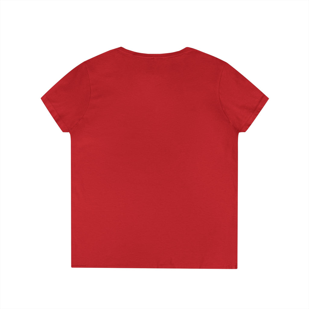 Dark Colors Ladies V-Neck T-Shirt — Subtle 'Innuendo' Graphic Tee