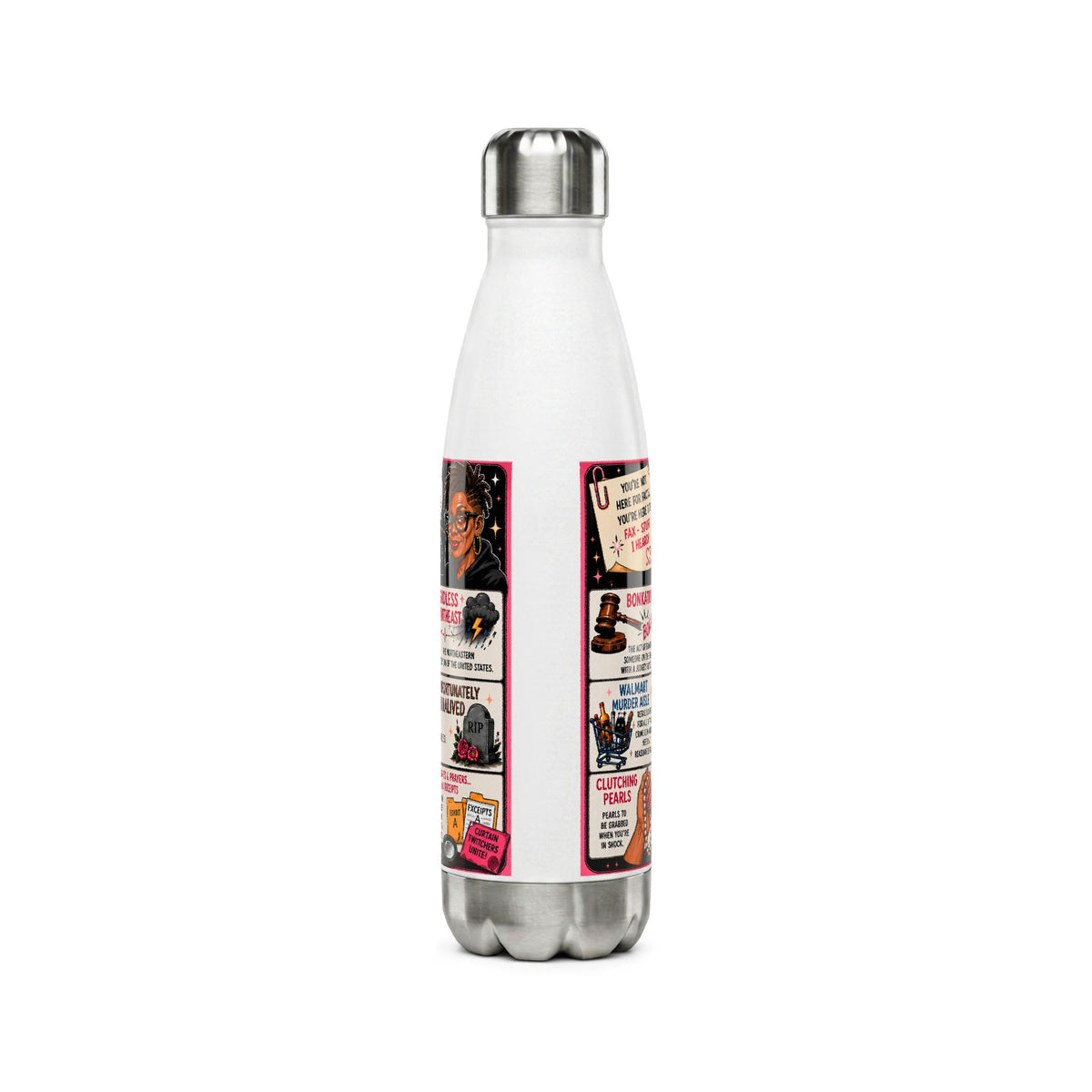 [EU Shipping] 17oz. Glossary Stainless Steel Water Bottle