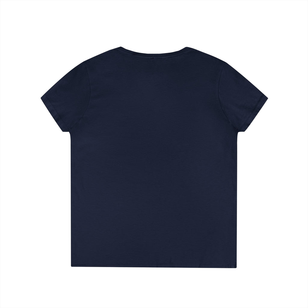 Dark Colors Ladies V-Neck T-Shirt — Subtle 'Innuendo' Graphic Tee