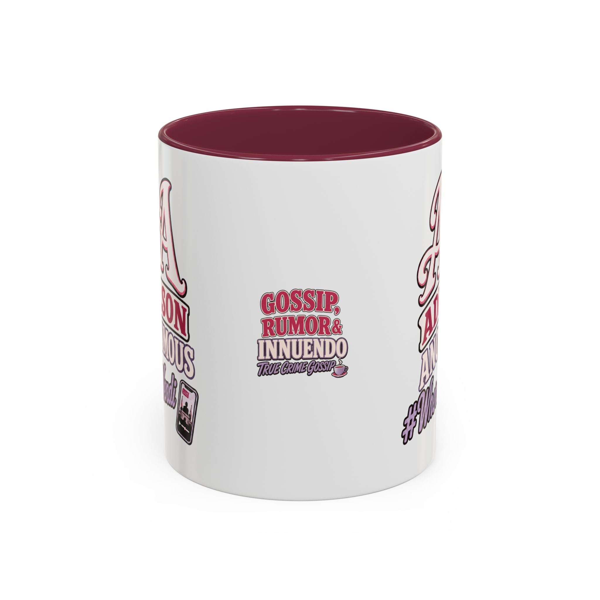 [European Version] Adelson Anonymous Mug — "Gossip, Rumor & Innuendo" Novelty Coffee Cup (11oz/15oz)