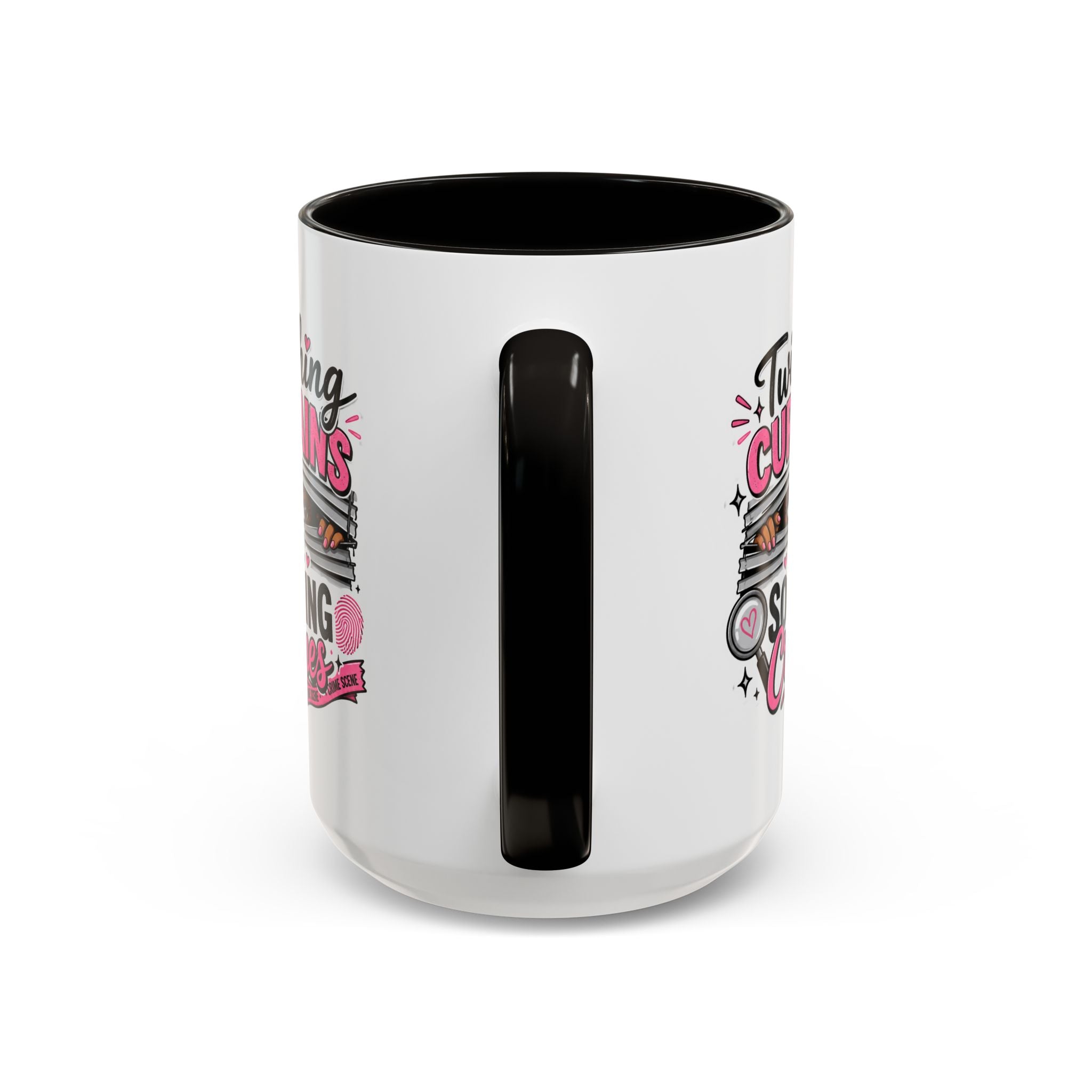 15oz Twitching Curtains Crime-Solving Mug — Funny True Crime Coffee Cup (11oz & 15oz)