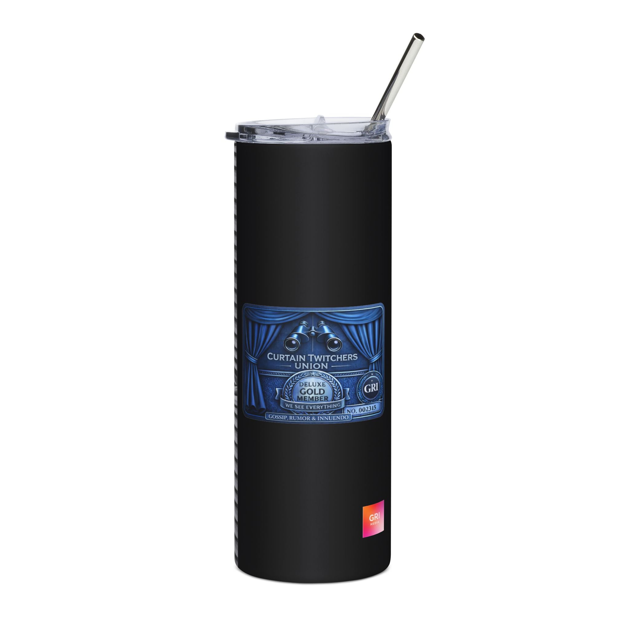 Peeking Through Blinds 20oz Stainless Tumbler