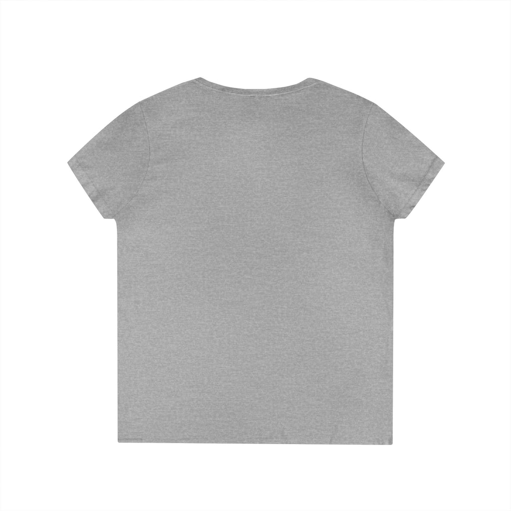 Dark Colors Ladies V-Neck T-Shirt — Subtle 'Innuendo' Graphic Tee