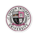 Curtain Twitchers University Die-Cut Magnet
