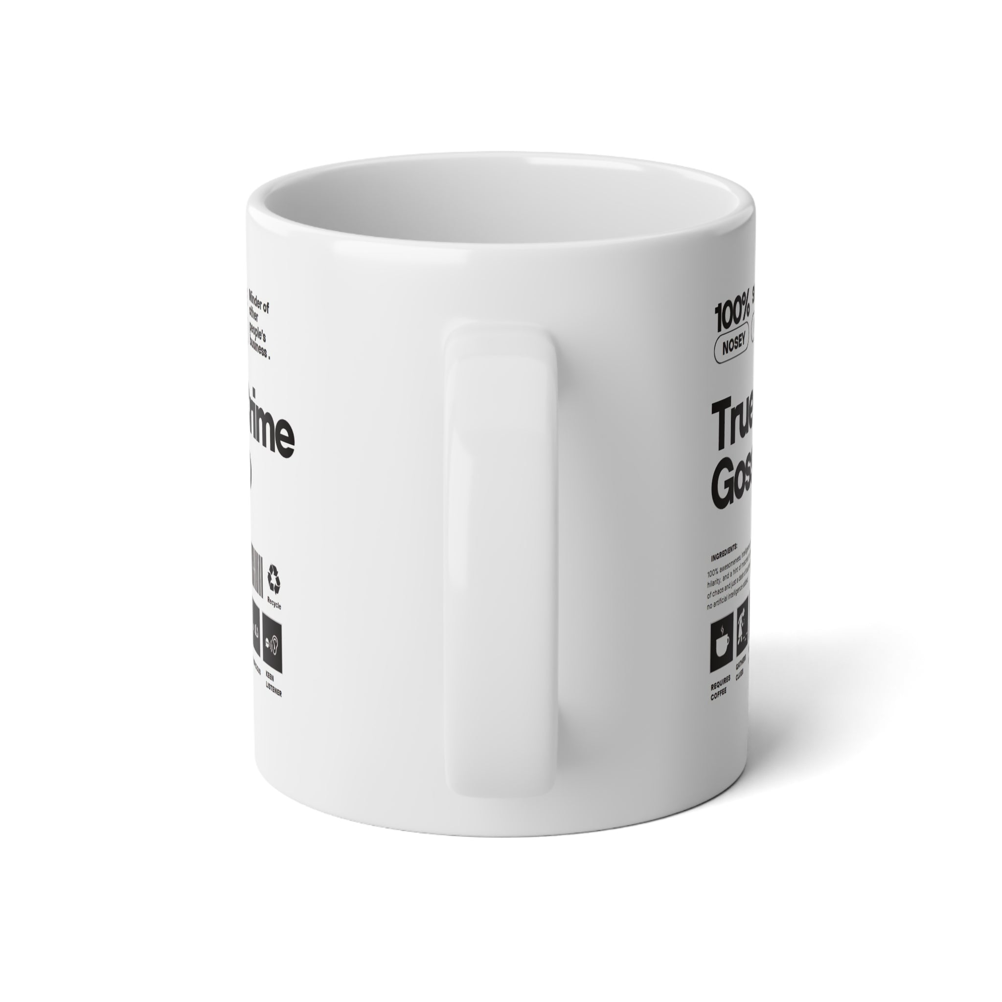 Jumbo Ingredient Mug, 20oz