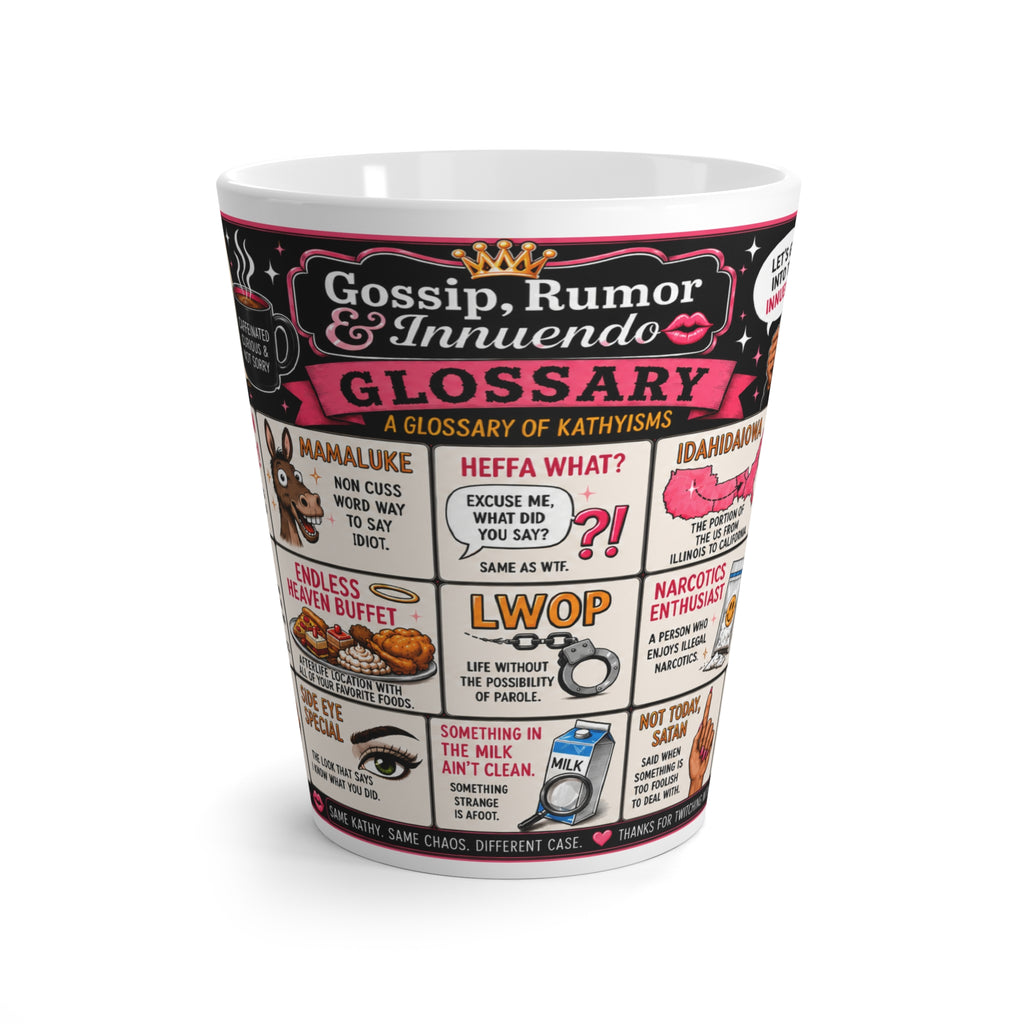 Glossary - 12 oz. Latte Mug