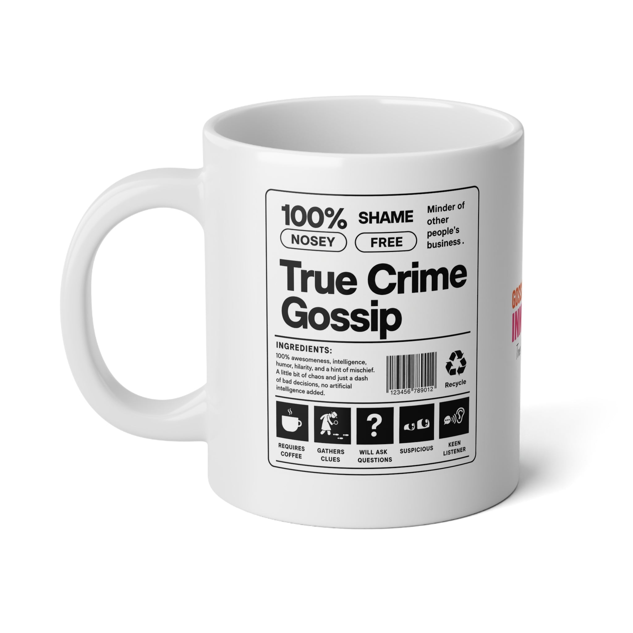 Jumbo Ingredient Mug, 20oz