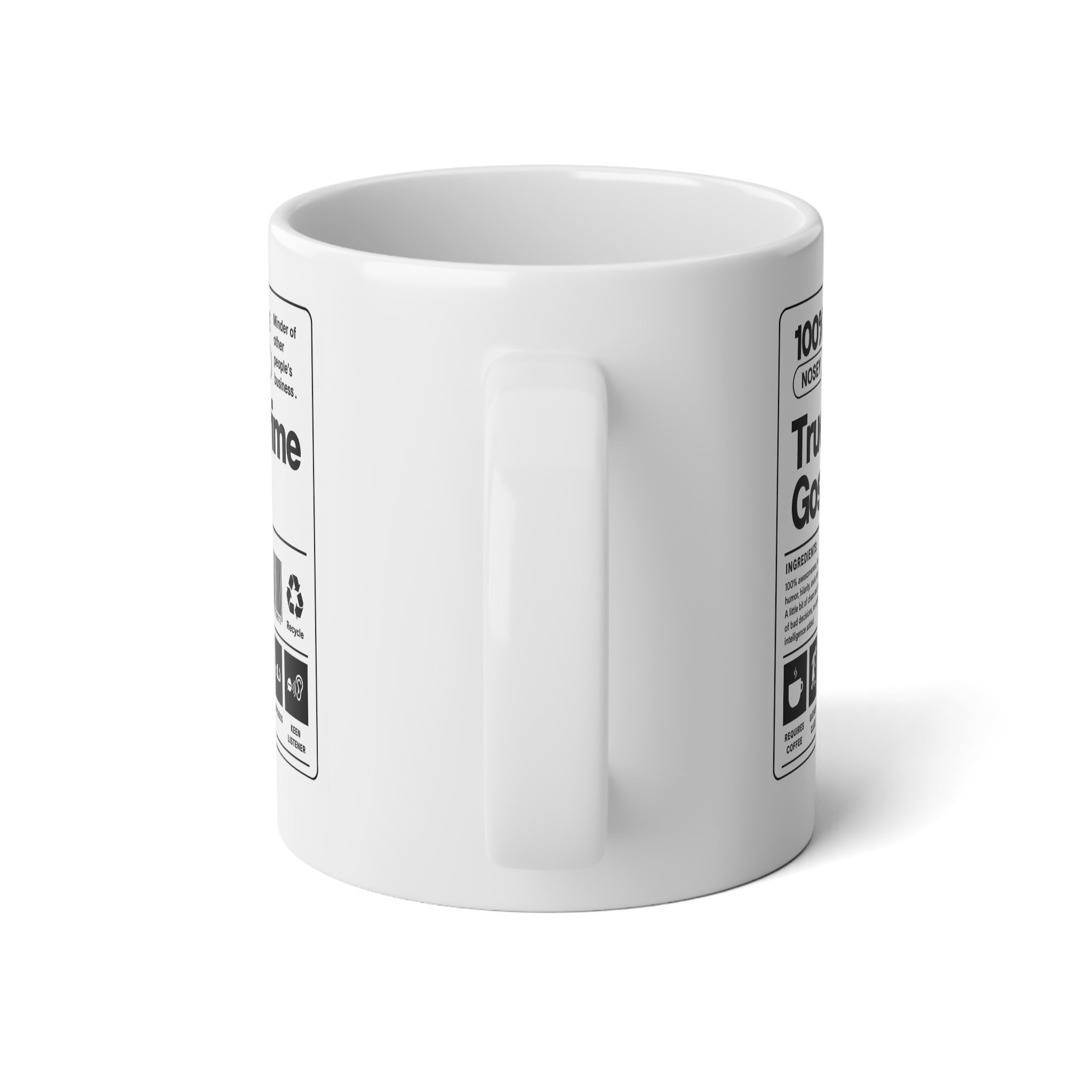 Jumbo Ingredient Mug, 20oz