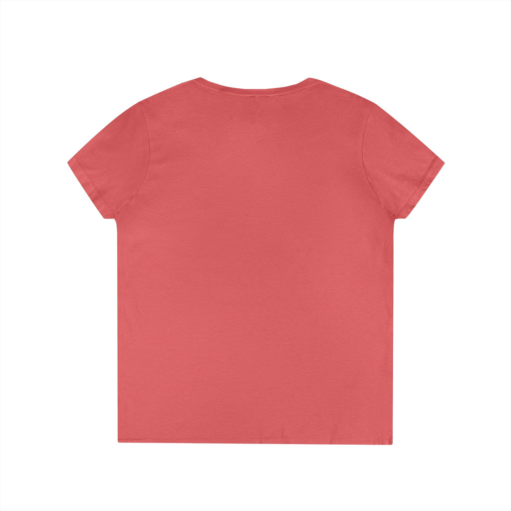 Dark Colors Ladies V-Neck T-Shirt — Subtle 'Innuendo' Graphic Tee