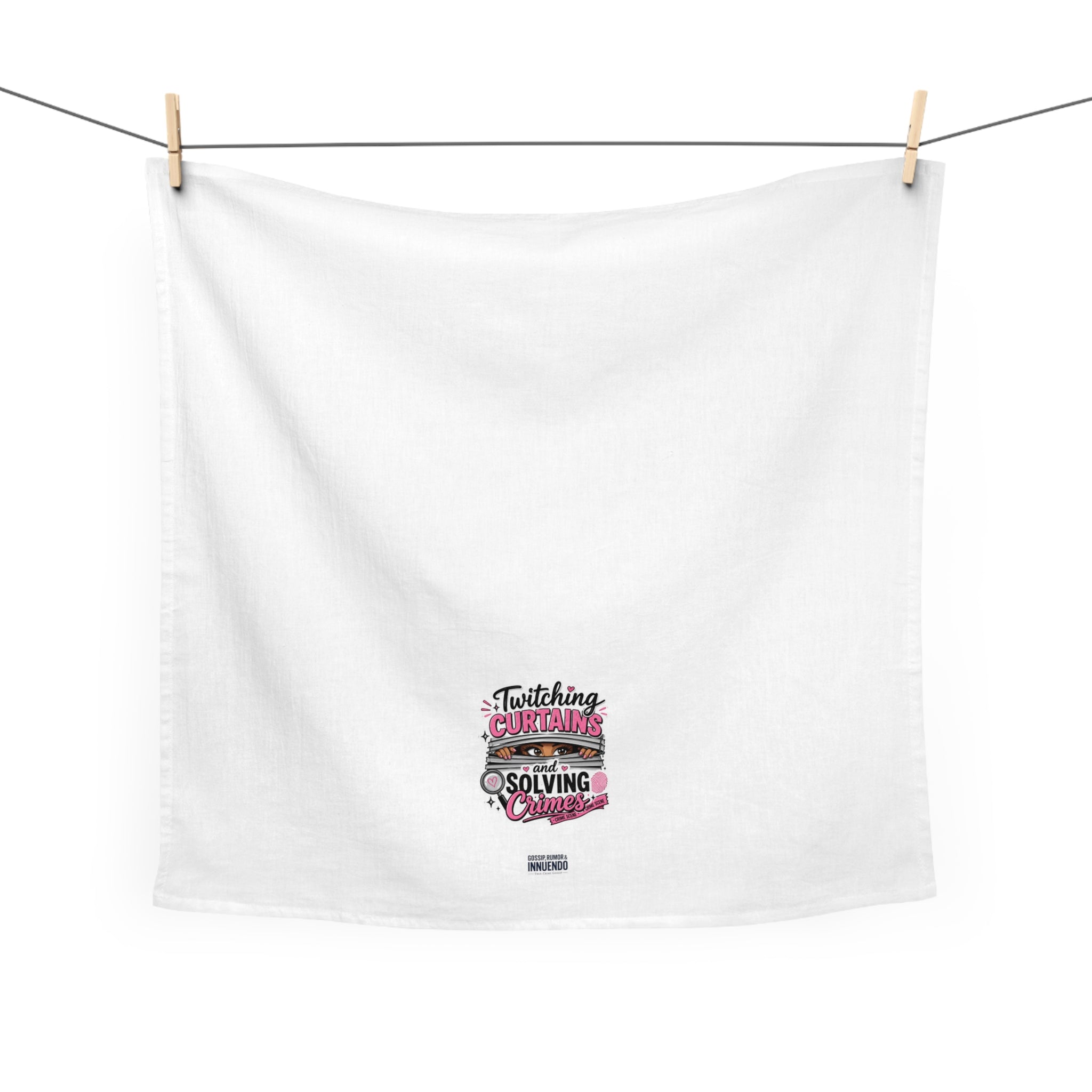 Twitching Curtains Tea Towel