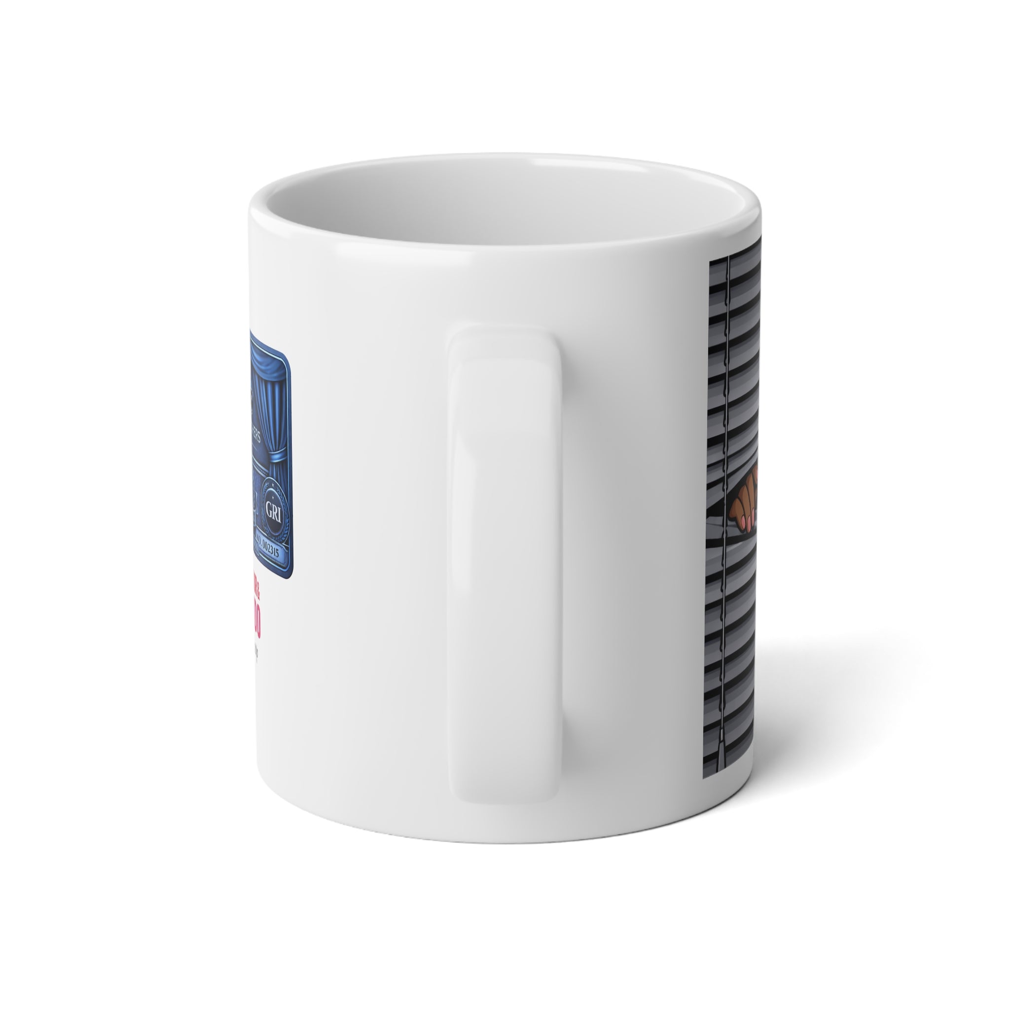 20oz Jumbo Mug – Peek Through Blinds Art Coffee Cup