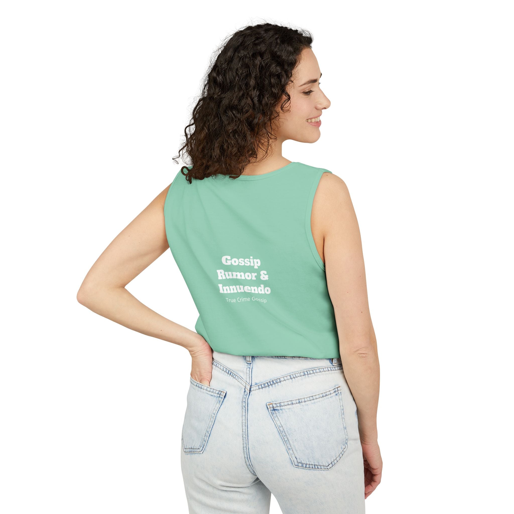 'Heffa, What!?' Tank Top — Gossip, Rumor & Innuendo Back Print