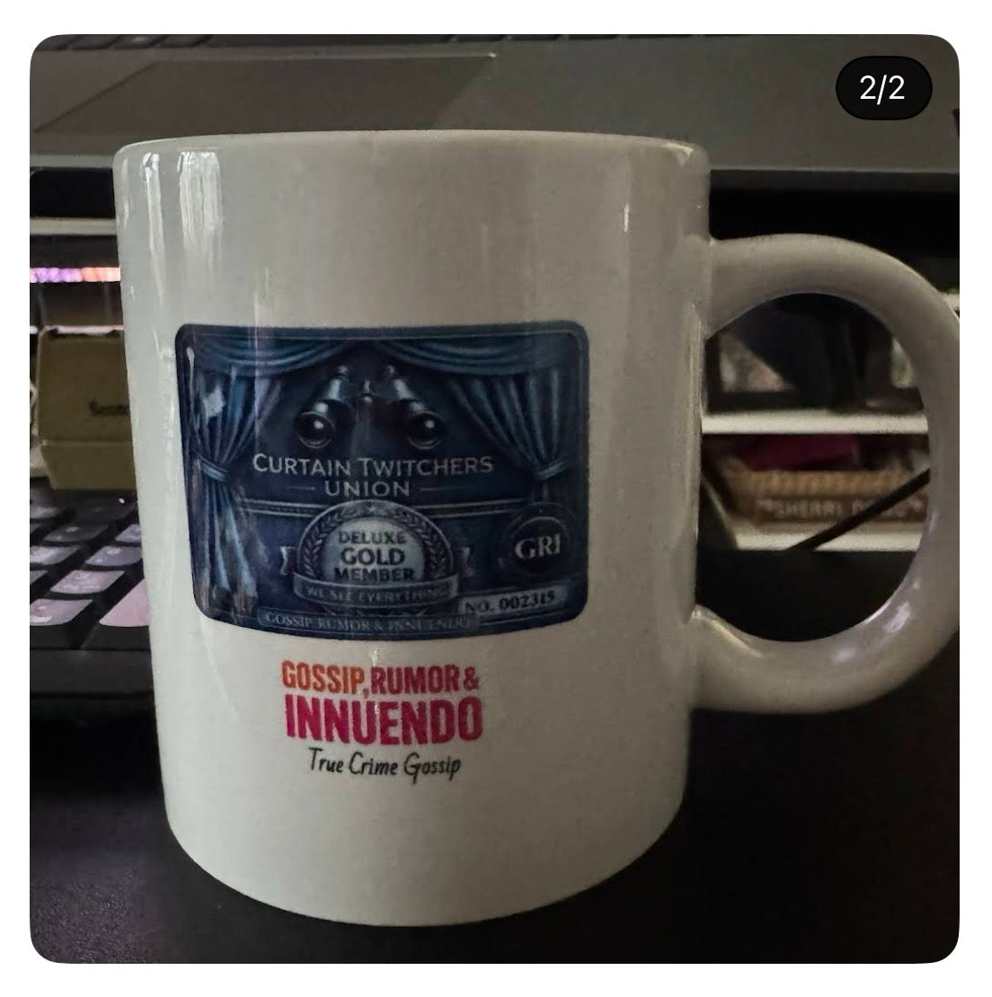 20oz Jumbo Mug – Peek Through Blinds Art Coffee Cup