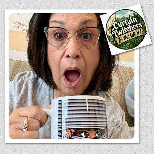 20oz Jumbo Mug – Peek Through Blinds Art Coffee Cup