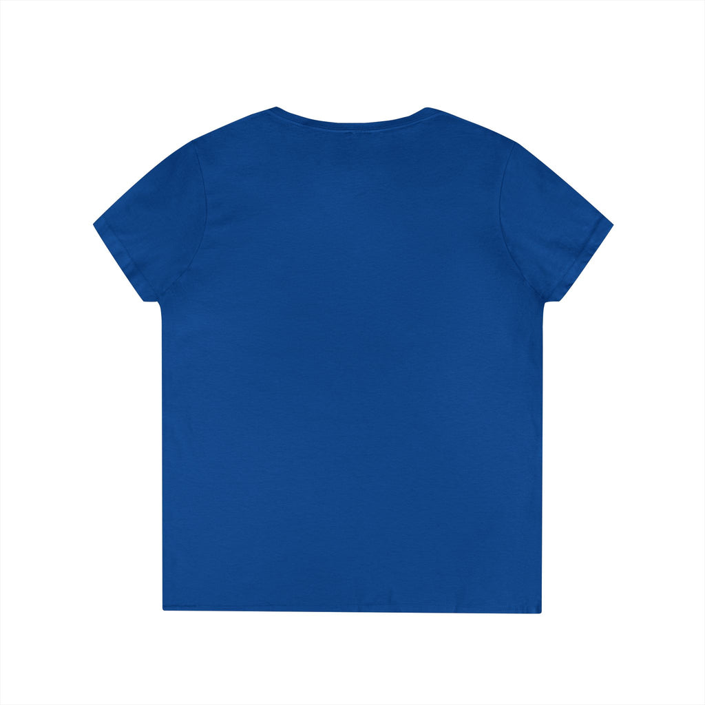 Dark Colors Ladies V-Neck T-Shirt — Subtle 'Innuendo' Graphic Tee