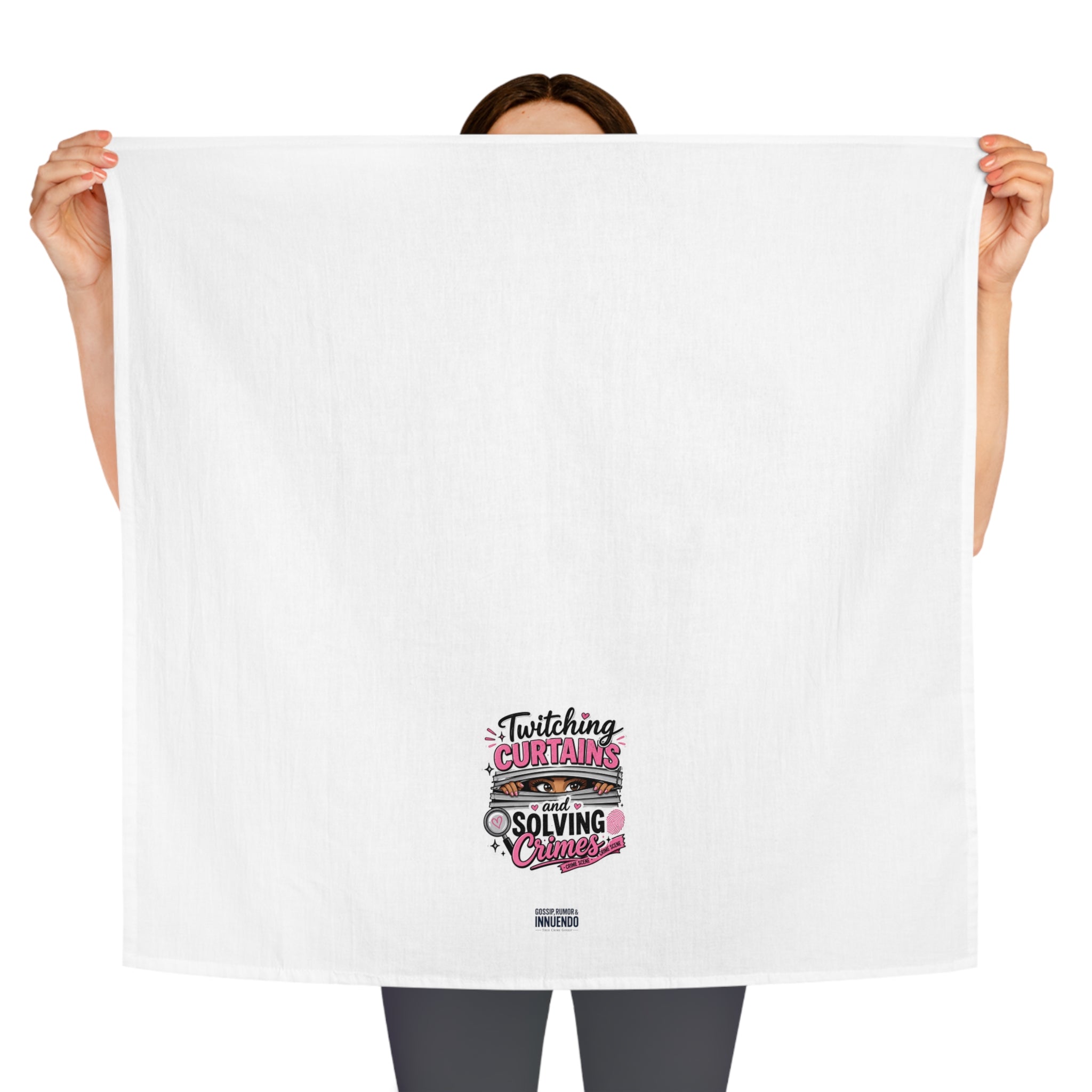 Twitching Curtains Tea Towel