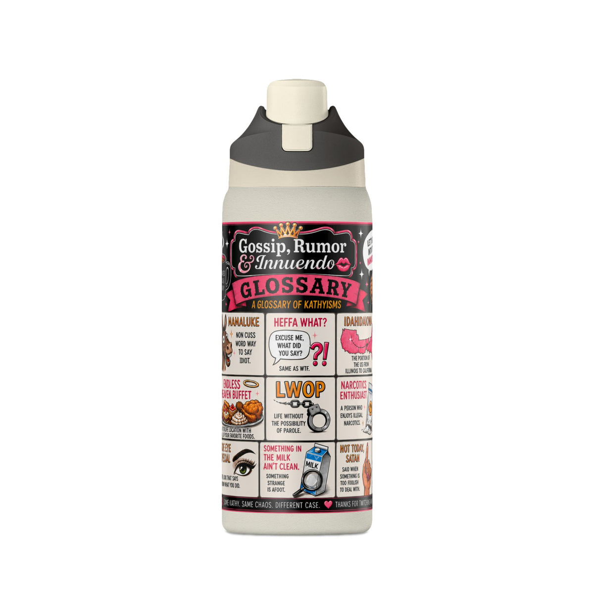 Glossary 32oz Insulated Water Bottle