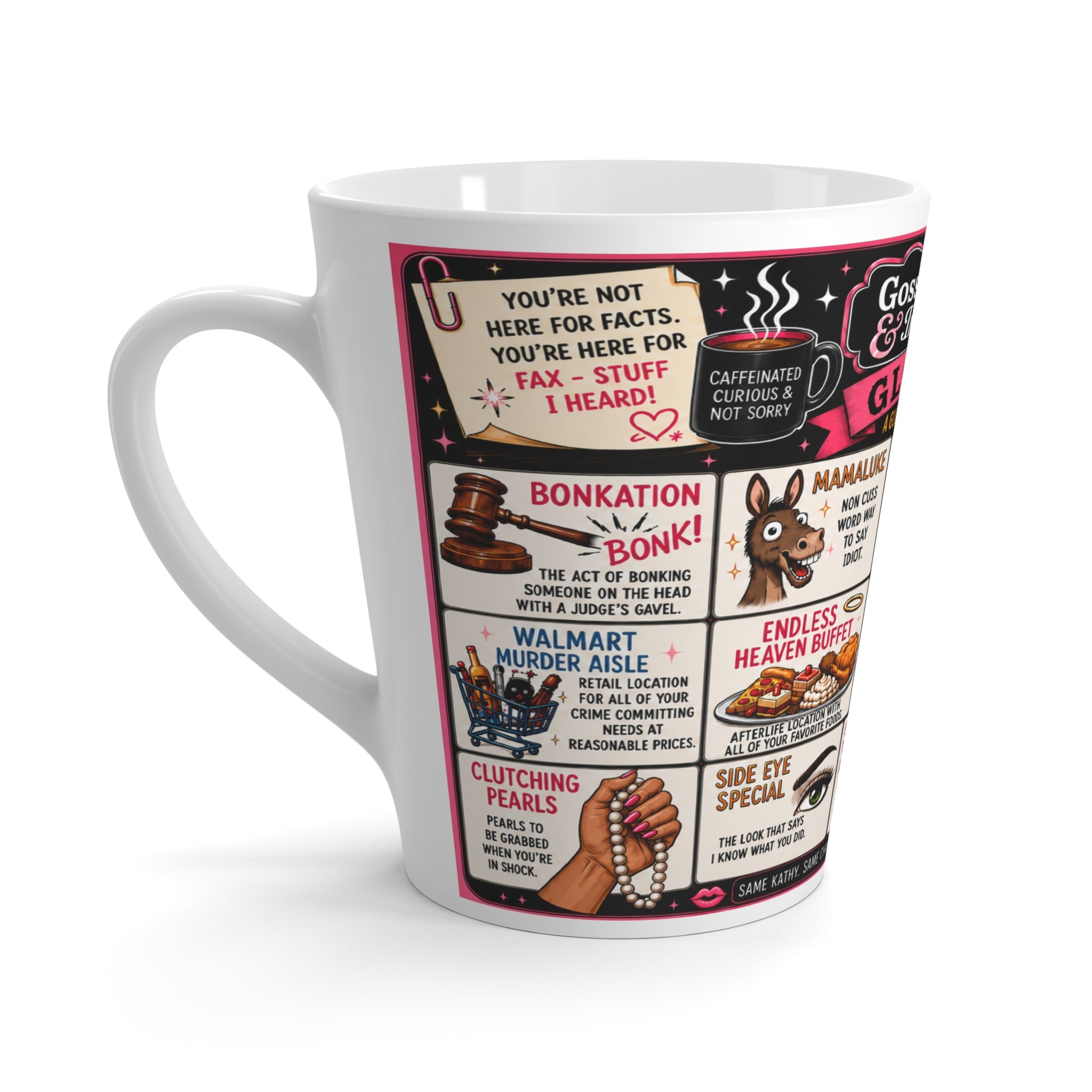 Glossary - 12 oz. Latte Mug