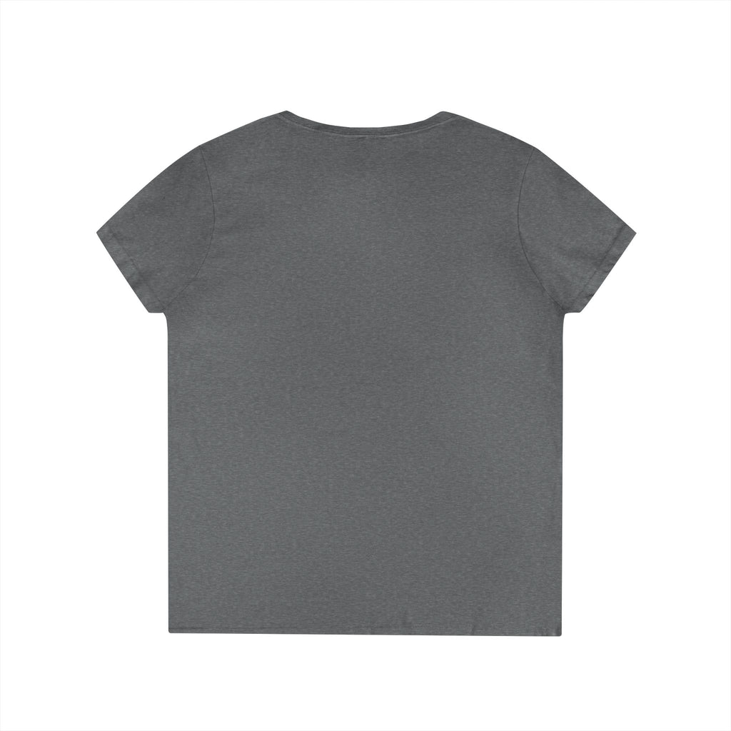 Dark Colors Ladies V-Neck T-Shirt — Subtle 'Innuendo' Graphic Tee