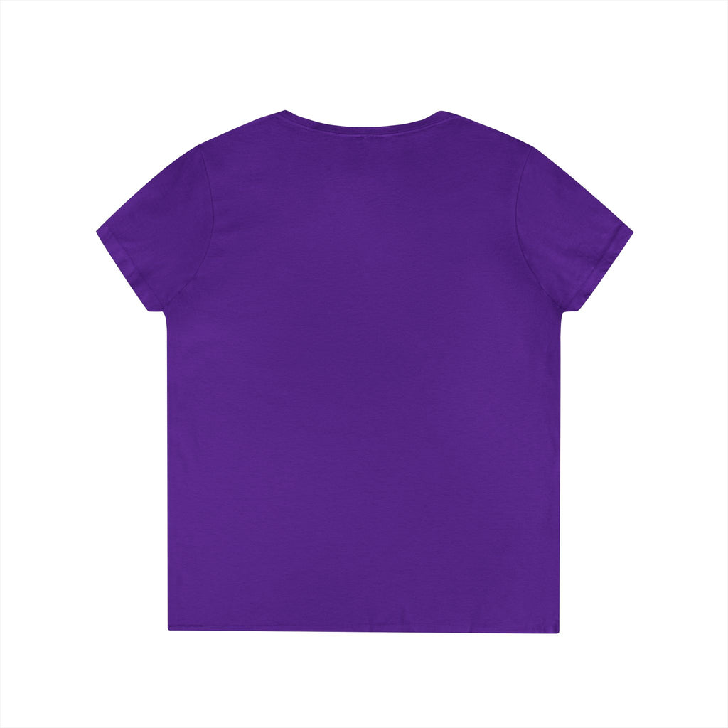 Dark Colors Ladies V-Neck T-Shirt — Subtle 'Innuendo' Graphic Tee