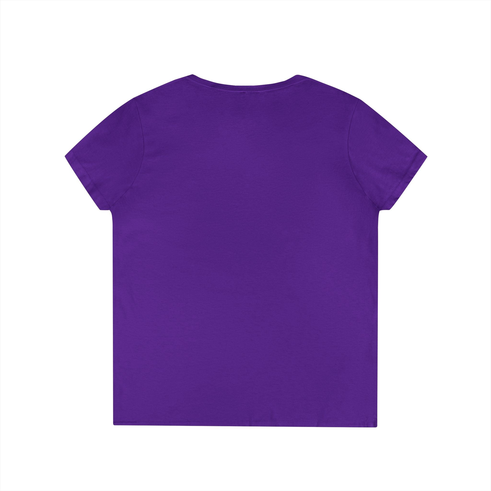 Dark Colors Ladies V-Neck T-Shirt — Subtle 'Innuendo' Graphic Tee
