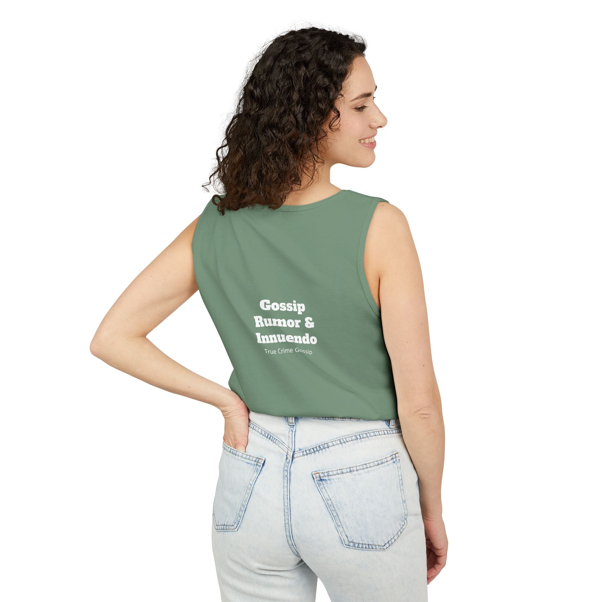 'Heffa, What!?' Tank Top — Gossip, Rumor & Innuendo Back Print