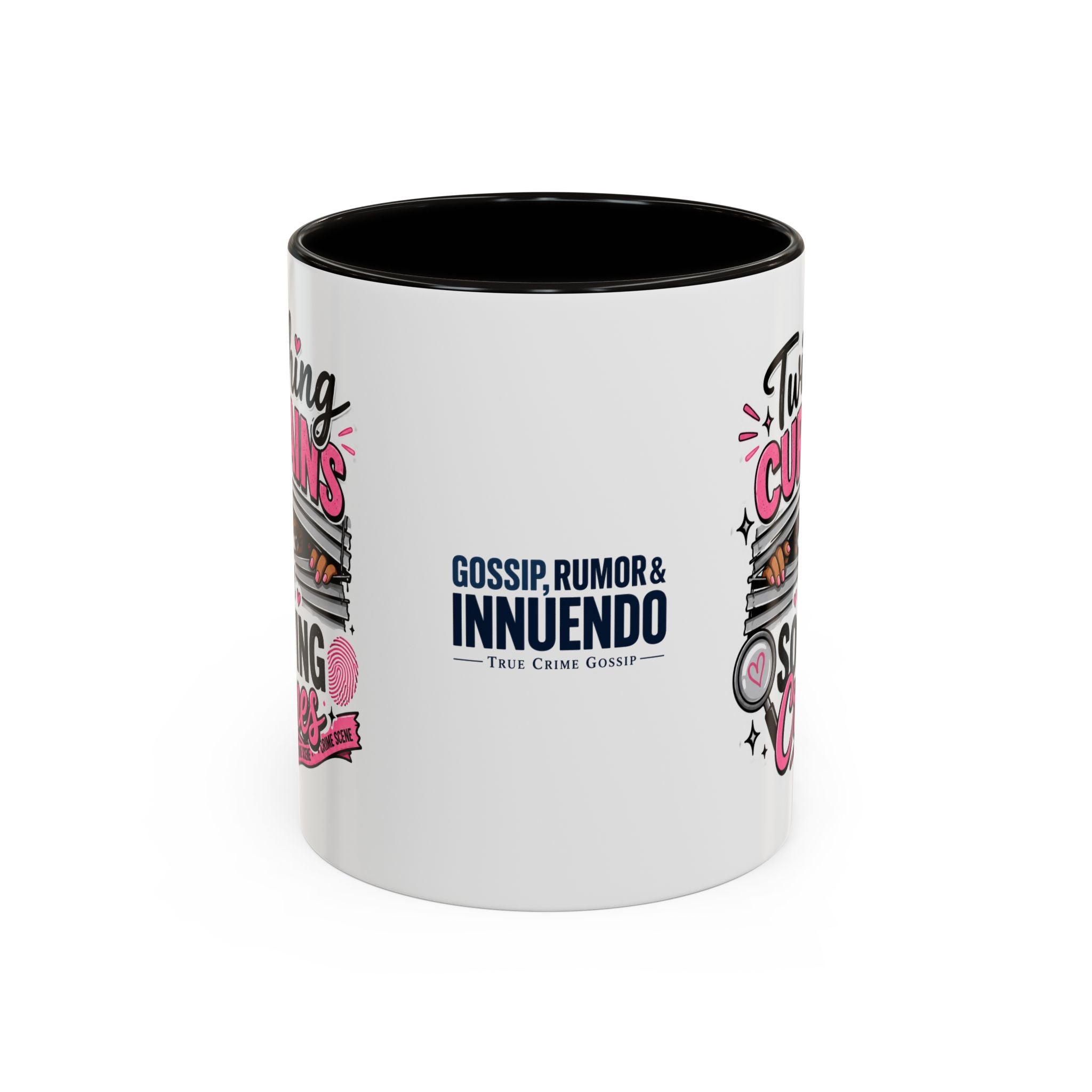 15oz Twitching Curtains Crime-Solving Mug — Funny True Crime Coffee Cup (11oz & 15oz)