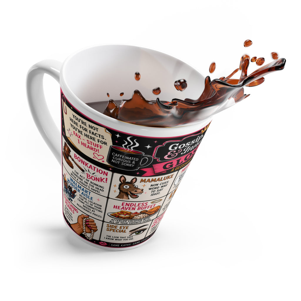 Glossary - 12 oz. Latte Mug