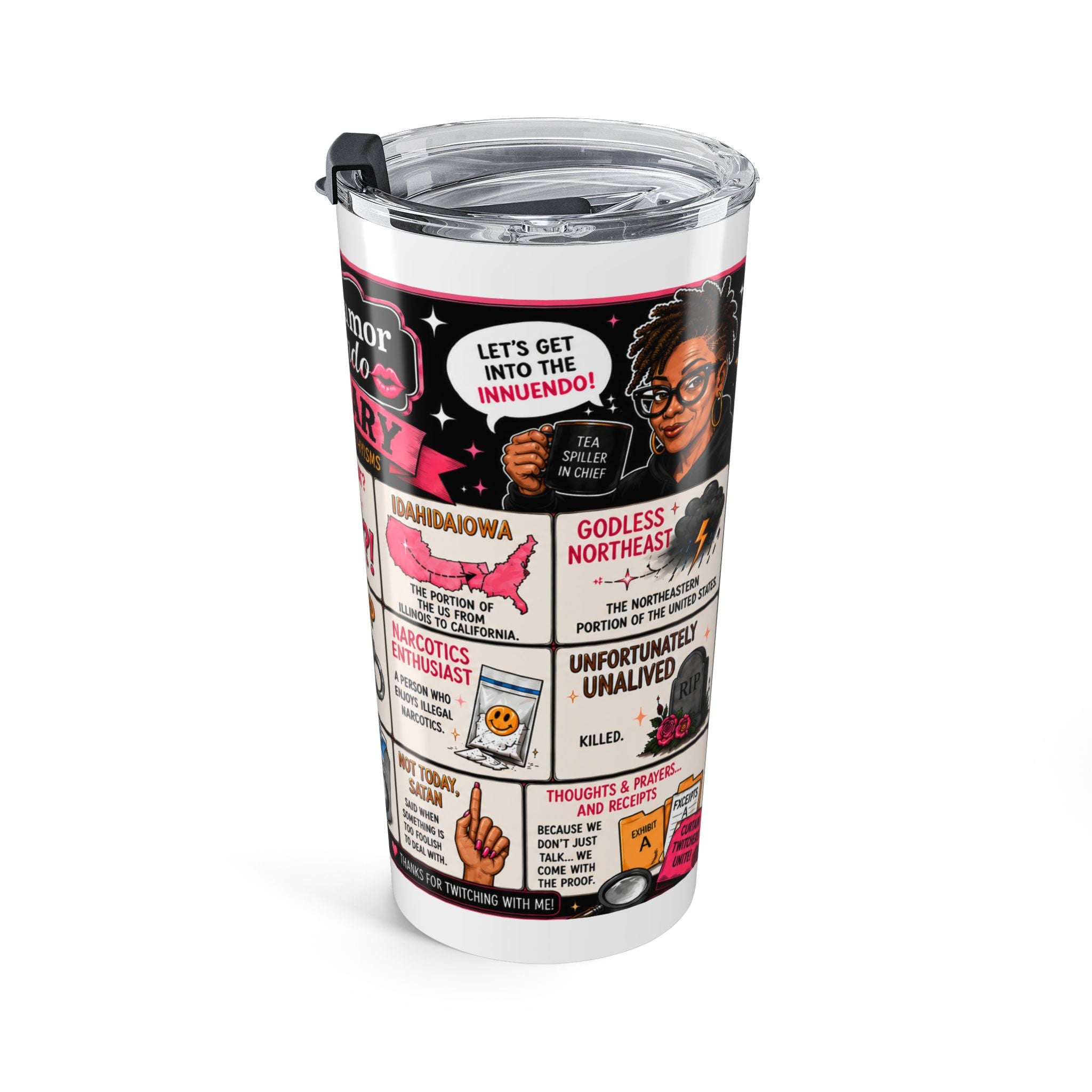 Glossary 20oz Tumbler