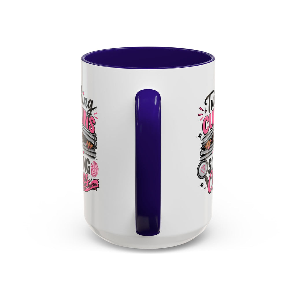 15oz Twitching Curtains Crime-Solving Mug — Funny True Crime Coffee Cup (11oz & 15oz)