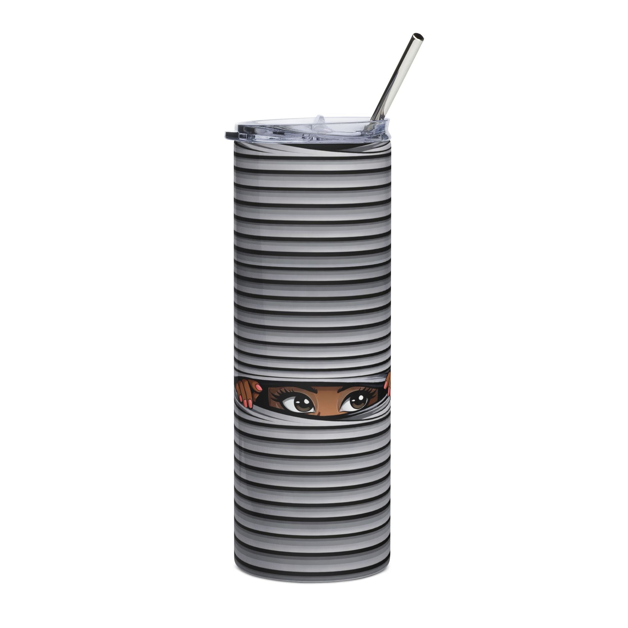Peeking Through Blinds 20oz Stainless Tumbler