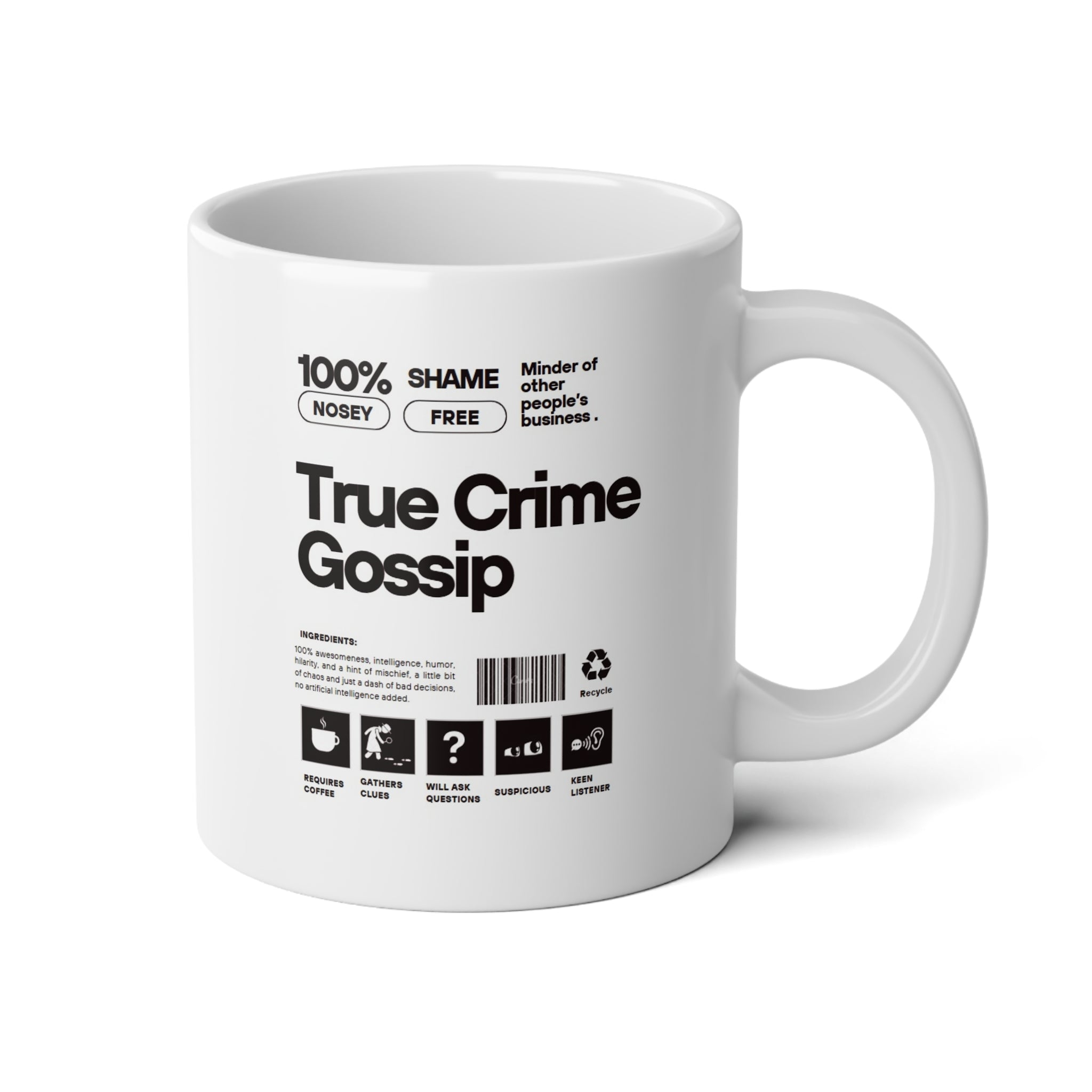 Jumbo Ingredient Mug, 20oz
