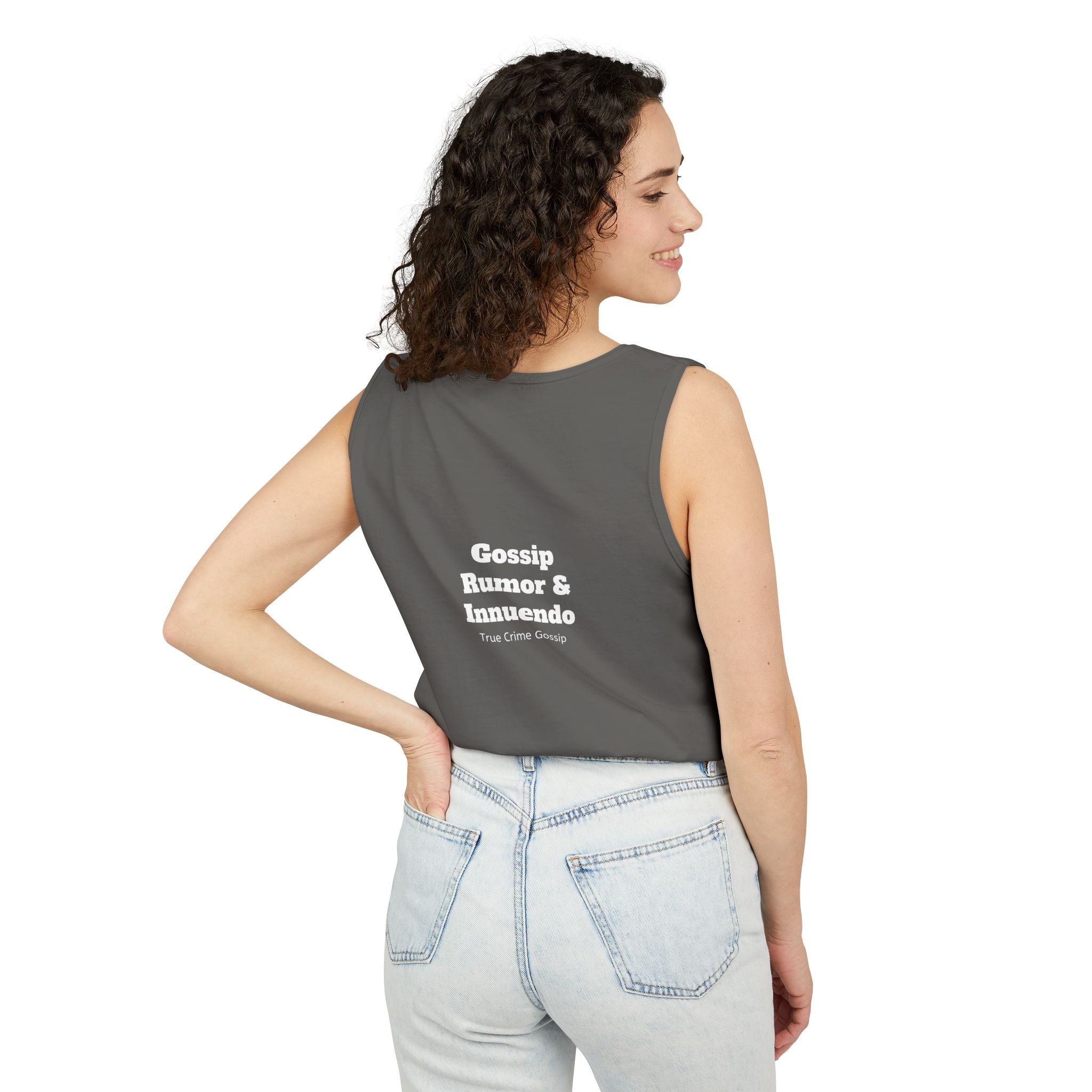 'Heffa, What!?' Tank Top — Gossip, Rumor & Innuendo Back Print