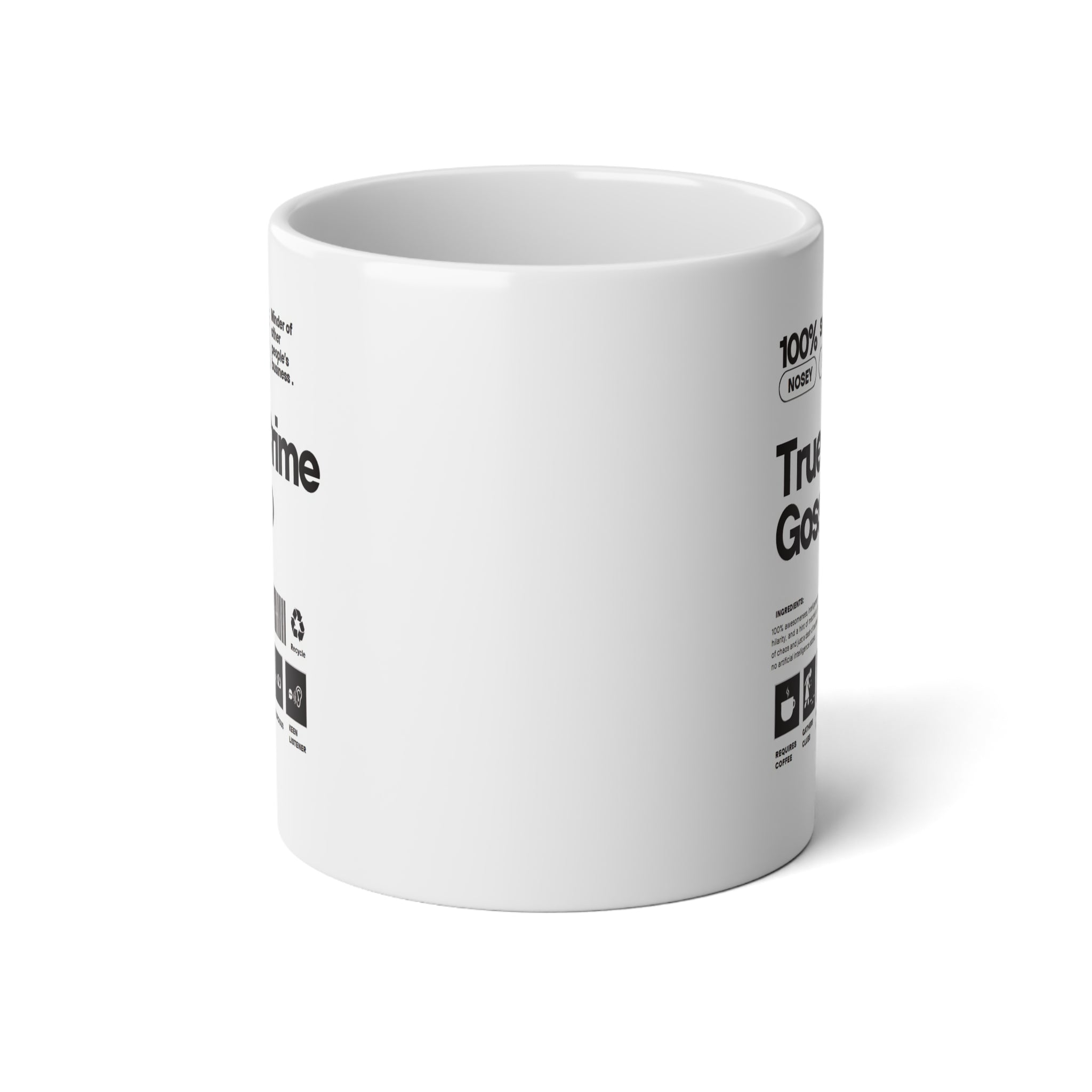 Jumbo Ingredient Mug, 20oz