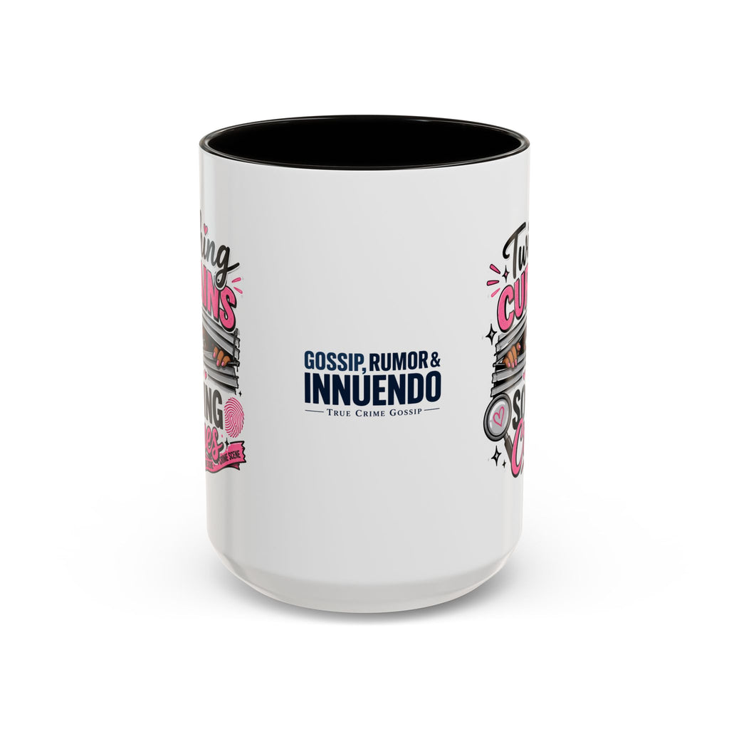 15oz Twitching Curtains Crime-Solving Mug — Funny True Crime Coffee Cup (11oz & 15oz)