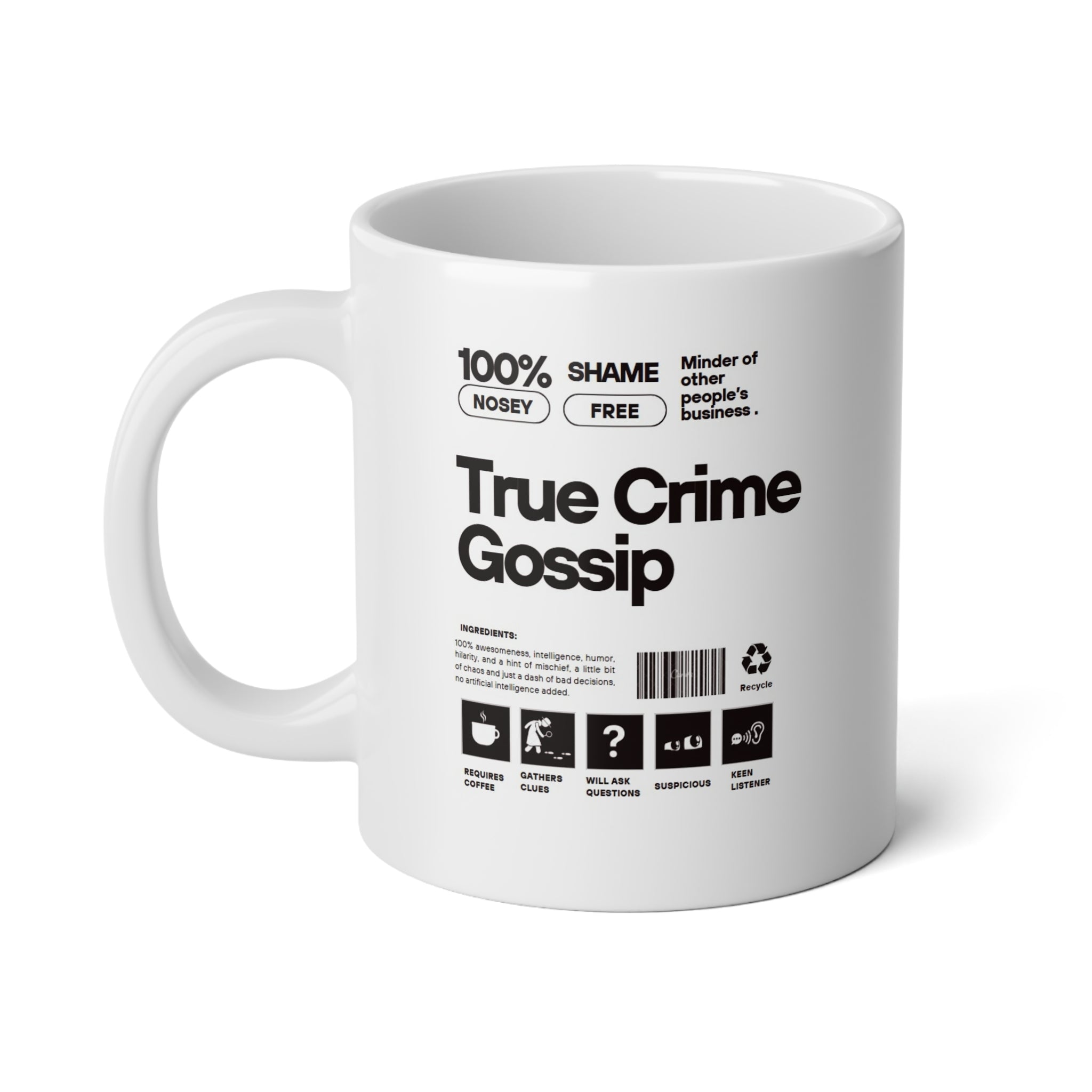 Jumbo Ingredient Mug, 20oz